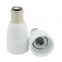 Add E14 LED Bulbp in BA15D Bayonet Lamp base with this Lamp Converter